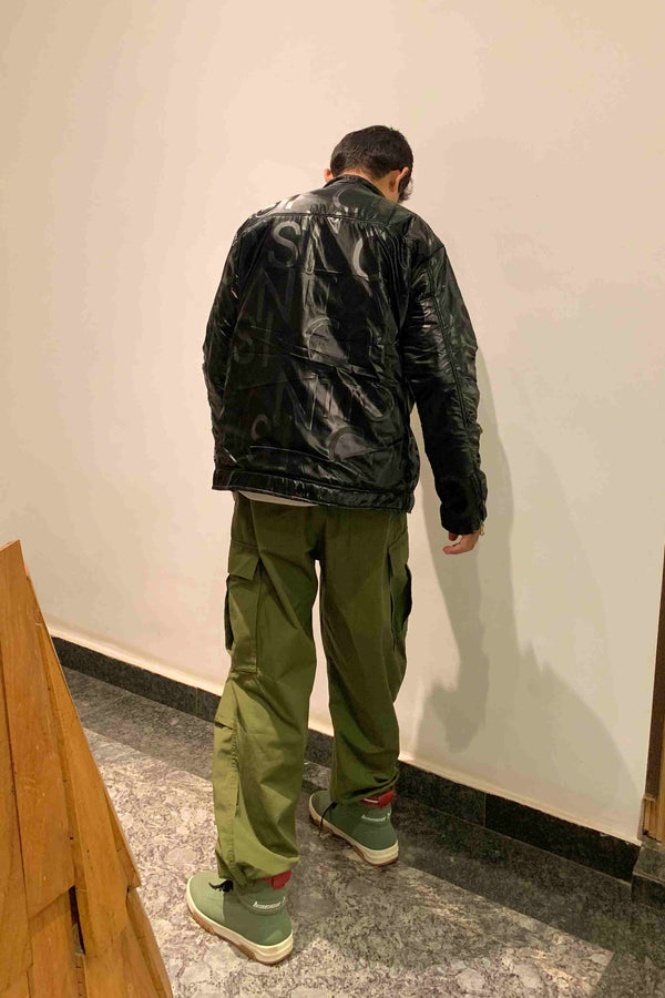 Metallic Winter Jacket Black