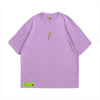 Lavender LightningBolt Embroidery Tee