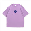 Lavender EvilEye Embroidery Tee